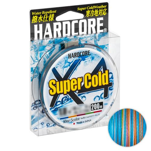 Плетёный шнур Yo-zuri Duel Hardcore PE X4 Super Cold 200м PE0.4 0,11мм. 3,6кг. Multicolor  #1