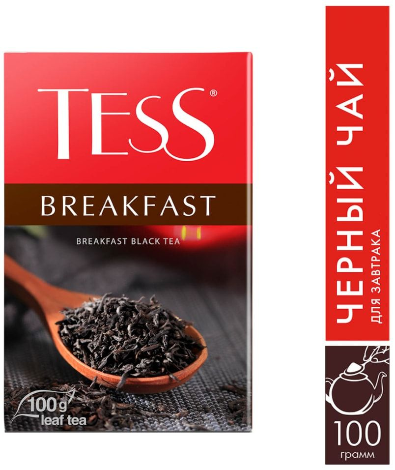Чай черный Tess Breakfast 100г #1