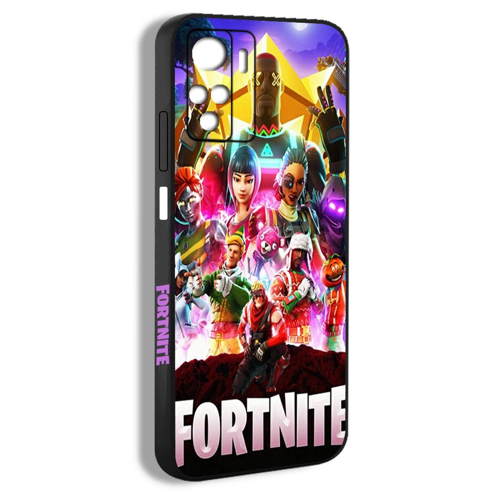 чехол для смартфона 1LH Xiaomi Redmi Note 10s Fortnite ИГРА CGB25 - купить  с доставкой по выгодным ценам в интернет-магазине OZON (833715031)