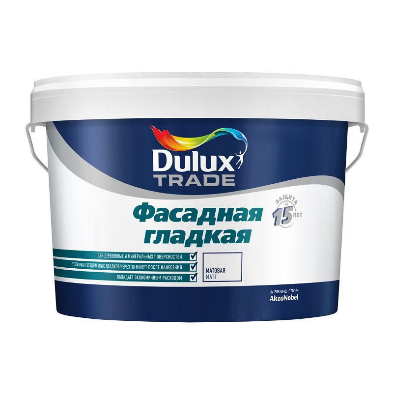 Краска DULUX Prof. Diamond Фасадная Гладкая BW - купить в интернет ...