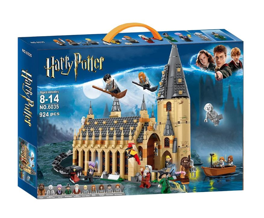 Конструктор Гарри Поттер Большой зал Хогвартса / Harry Potter 6035, 11007 / 924 детали  #1