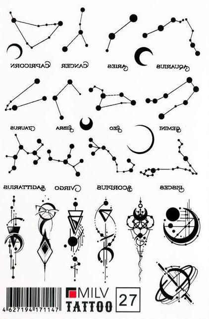 Идеи на тему «Созвездие» (20) | созвездия, маленькие татуировки, татуировки