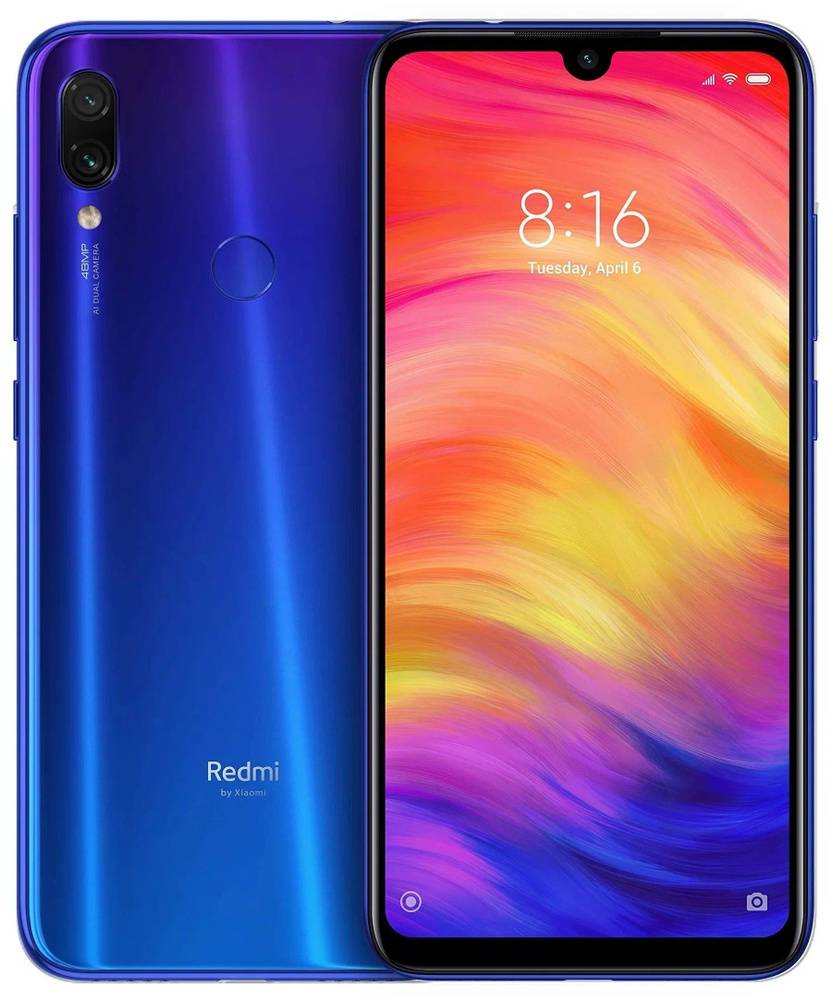 Xiaomi Смартфон Redmi Note 7 4/64 ГБ, синий