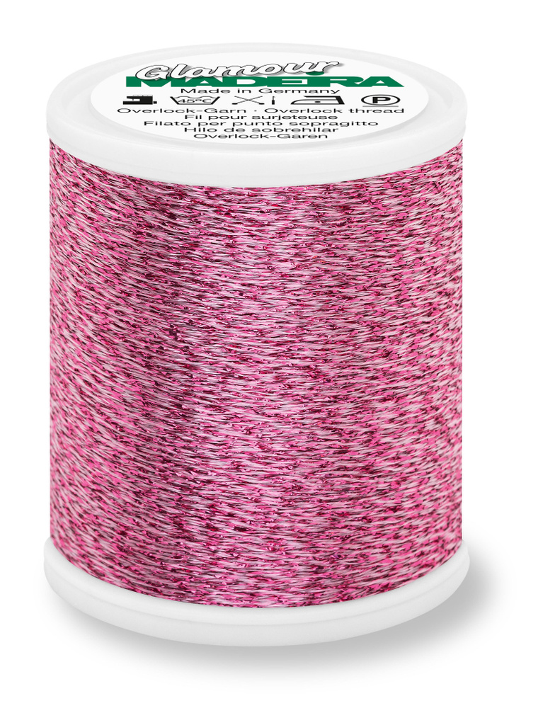Нитки для шитья и вышивки Madeira, металлизированные Glamour №8, цвет 2413  #1