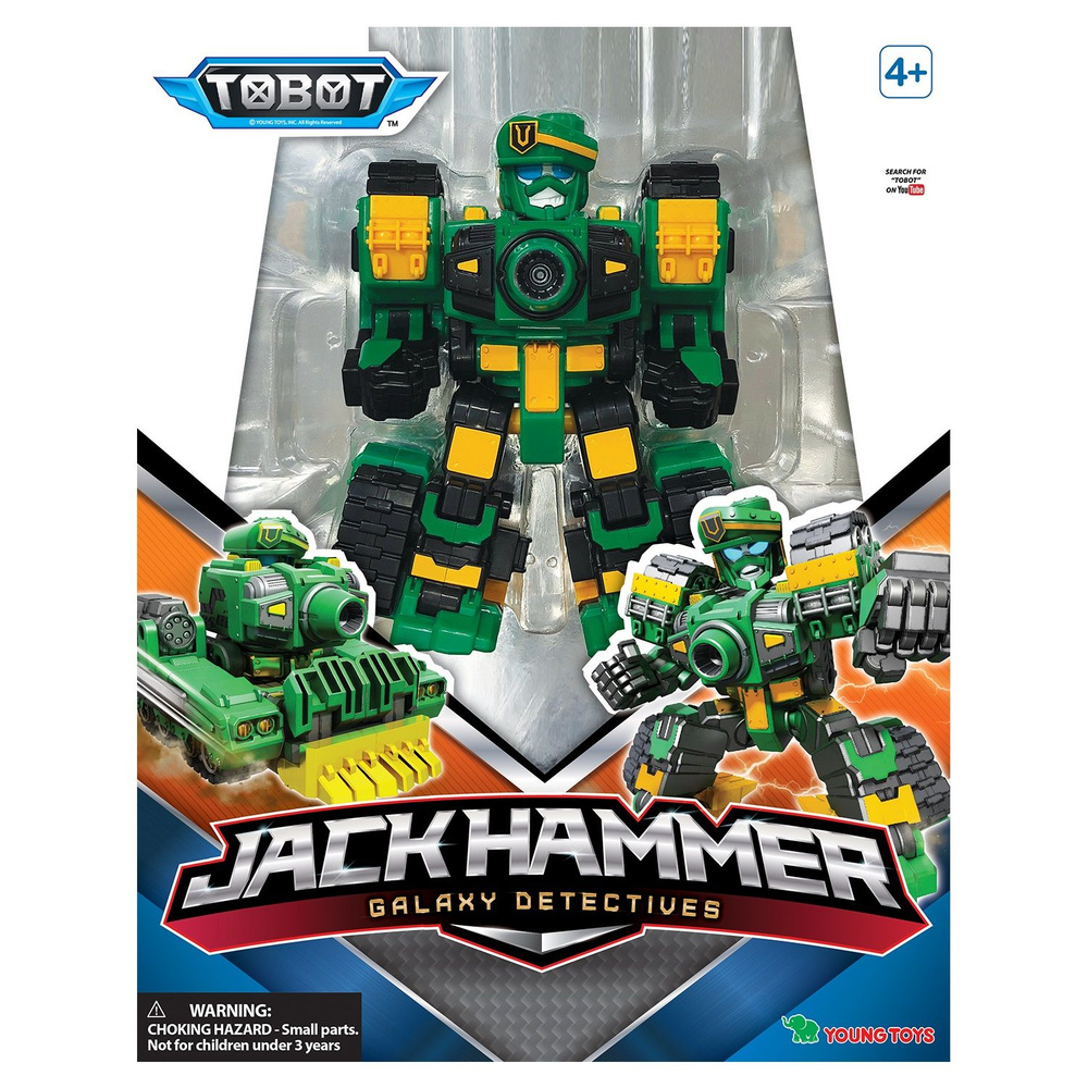 Робот Трансформер Tobot Детективы Галактики Джек Хаммер,Young Toys ...
