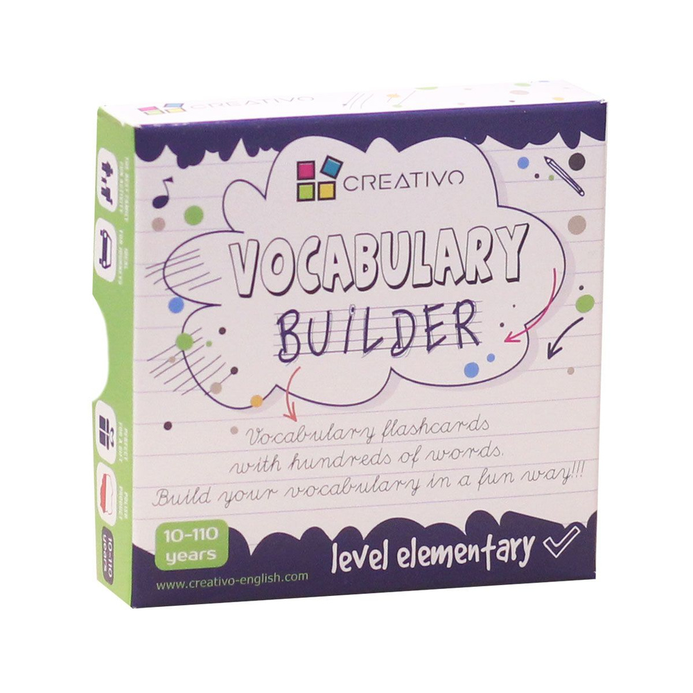 Карточки для изучения английского языка Vocabulary Builder (level  Elementary) - купить с доставкой по выгодным ценам в интернет-магазине OZON  (268177664)