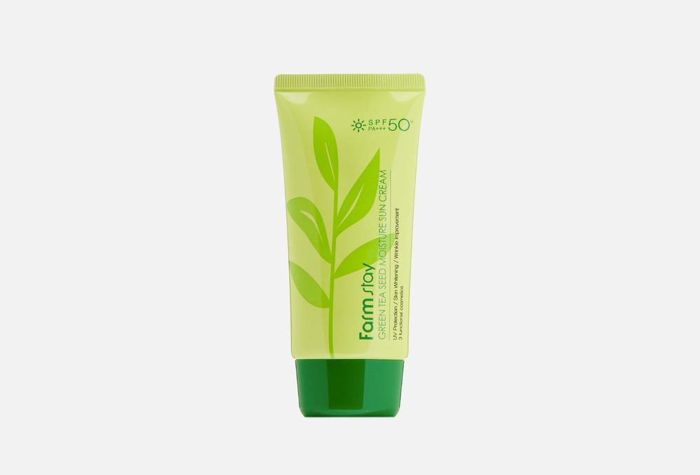 Солнцезащитный крем spf 50/pa+++ , крем от солнца спф 50, green tea seed moisture sun cream, с семенами #1