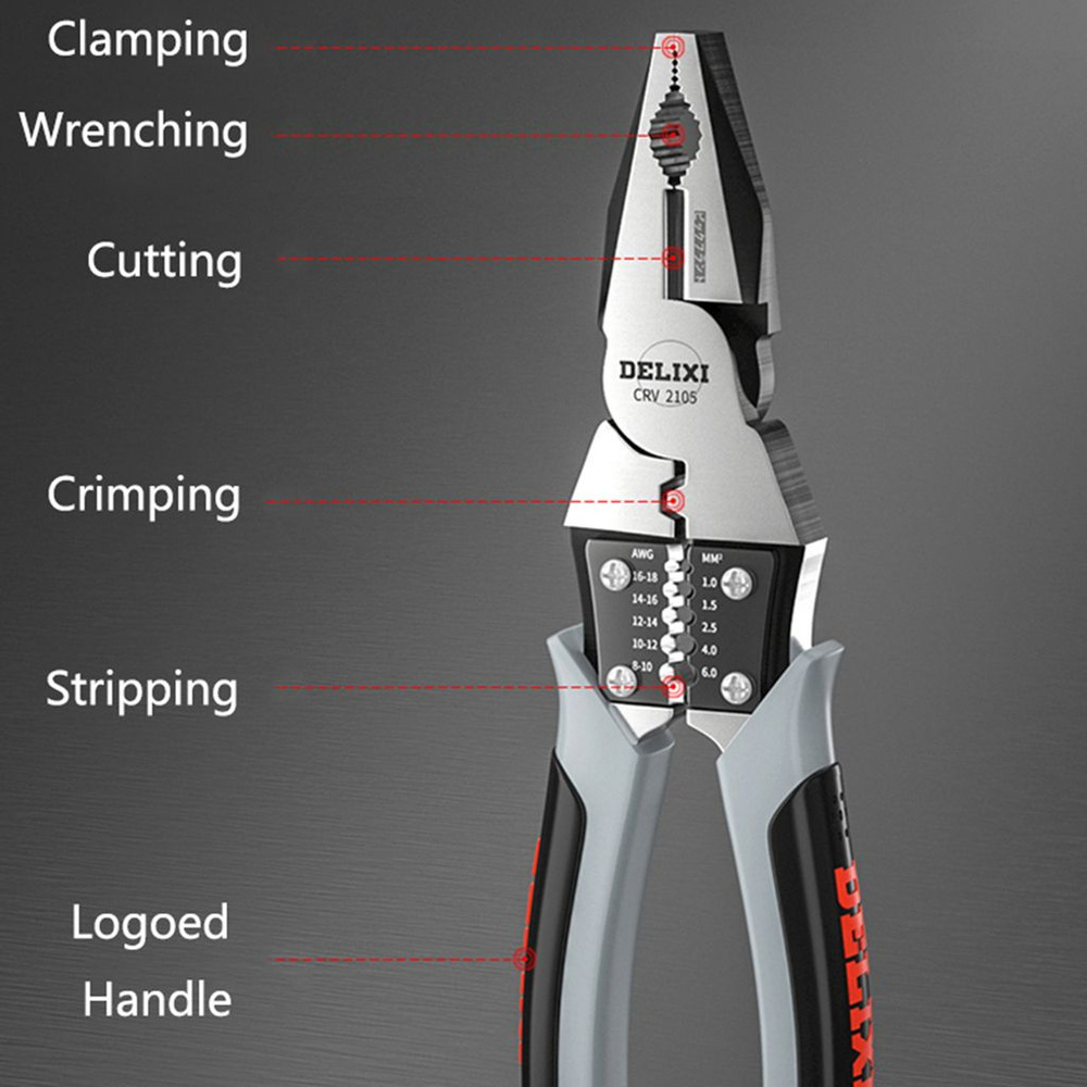 Пассатижи/плоскогубцы 1703412854918-869711189 - купить плоскогубцы в ...