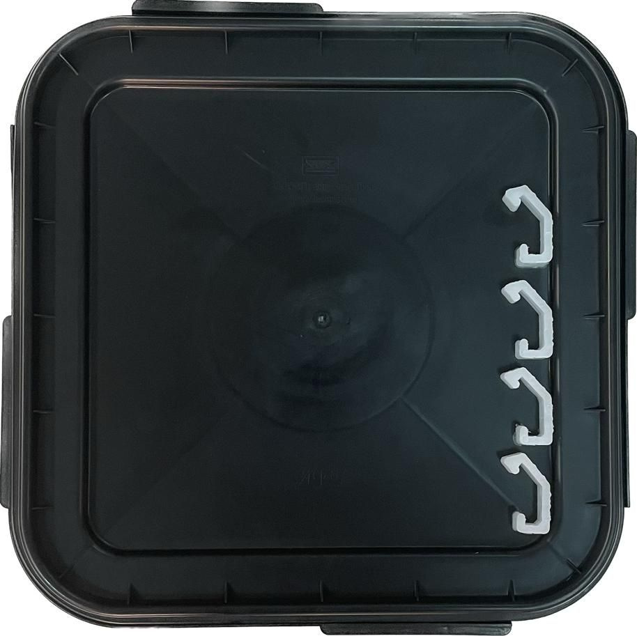 Черный куботейнер объемом 23 литра - купить с доставкой по выгодным ...