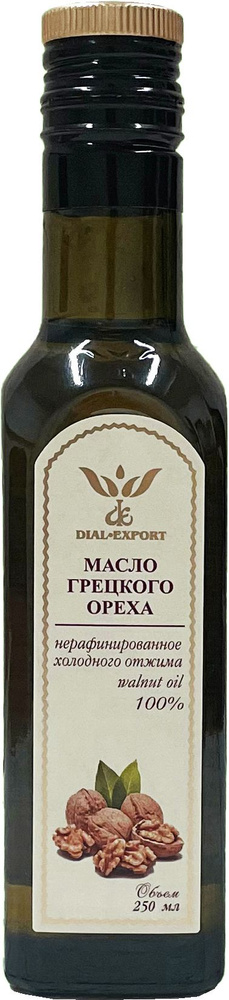 Масло грецкого ореха Dial-Export нерафинированное холодного отжима 250 ...