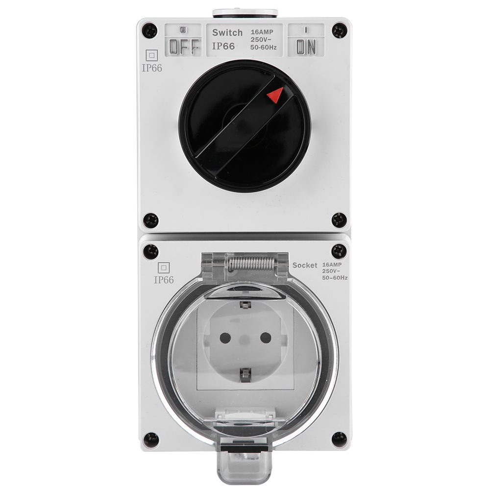 Водонепроницаемая наружная розетка IP66 - купить по низкой цене в ...