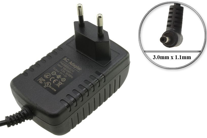 Адаптер (блок) питания 5V, 2A, 10W, 3.0mm x 1.1mm (FM050020-EU12 ...