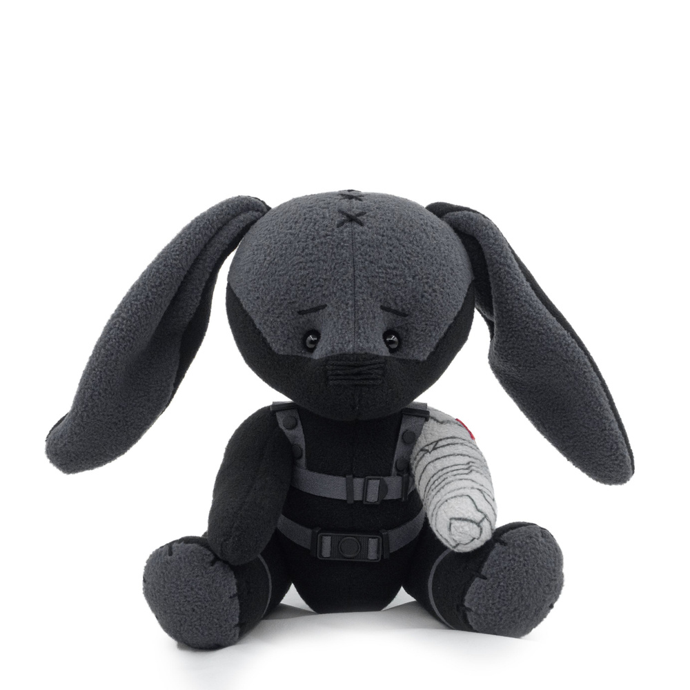 Мягкая игрушка зайка Баки Зимний солдат winter soldier Мстители ...