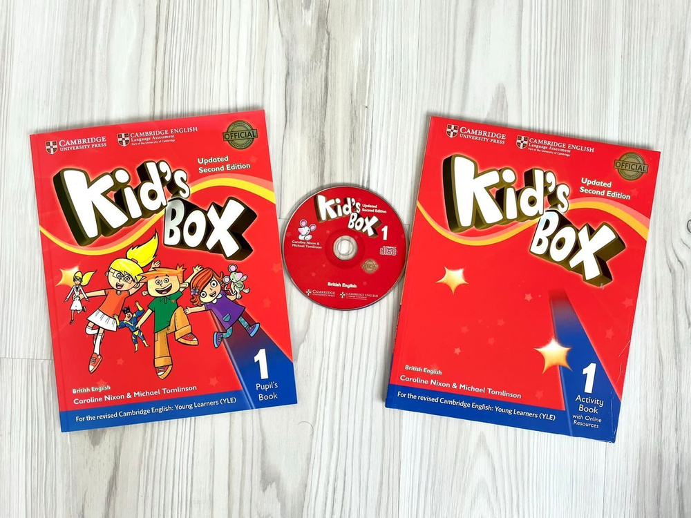 Kids Box 1 (2nd Edition) Комплект(Учебник + Рабочая Тетрадь + Диск.