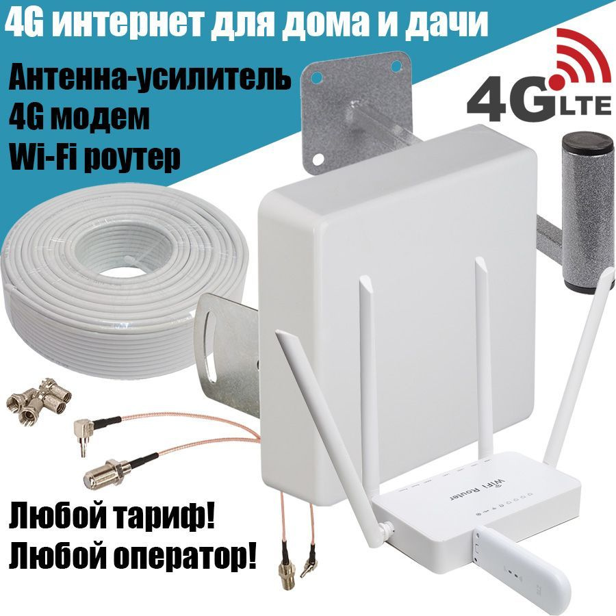 Роутер ZTE Kit-4G-r-m-a, серый, 2.4 ГГц купить по низкой цене с доставкой в  интернет-магазине OZON (871072425)