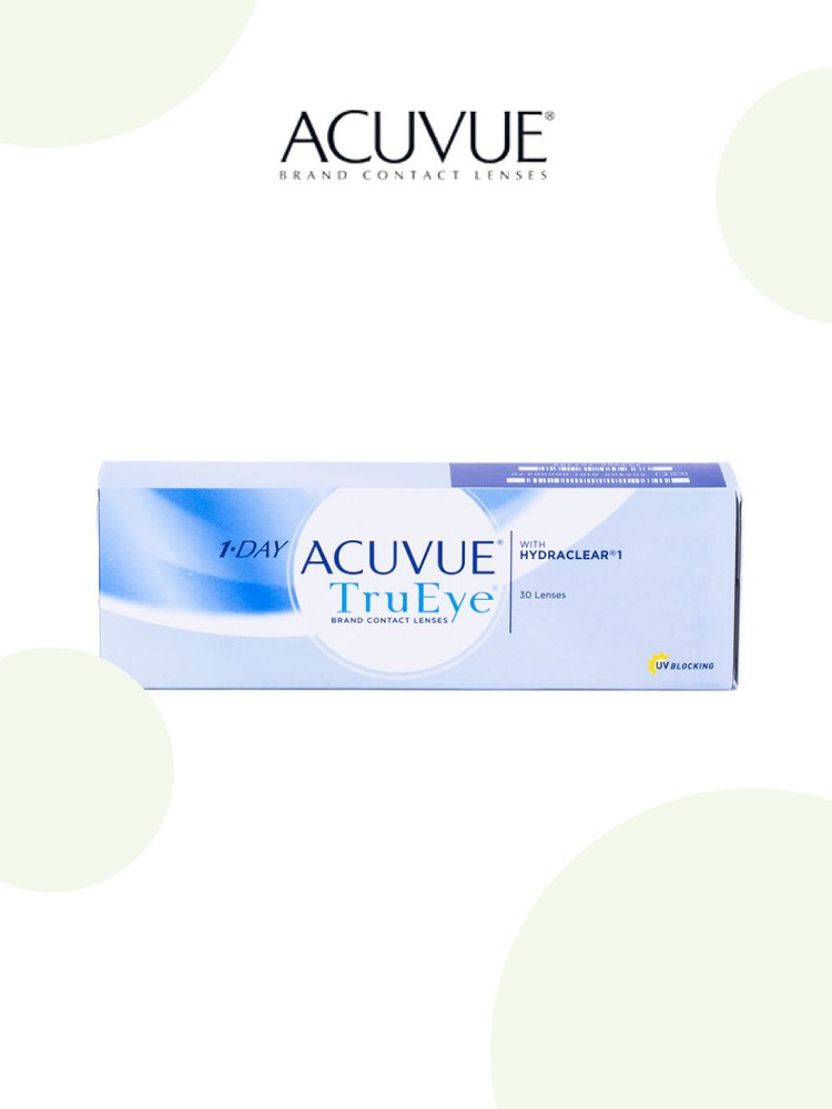 ACUVUE контактные линзы 1-Day Acuvue TruEye 30 шт sph-9.00/BC8.5/14,2, 1 день #1