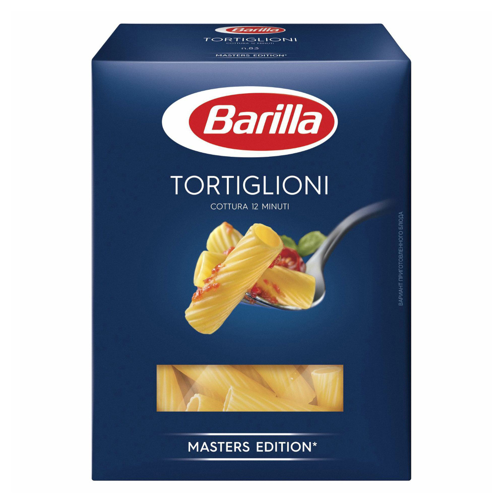 Макаронные изделия Barilla Tortiglioni No 83 Трубочки 450 г - купить с  доставкой по выгодным ценам в интернет-магазине OZON (1004200769)