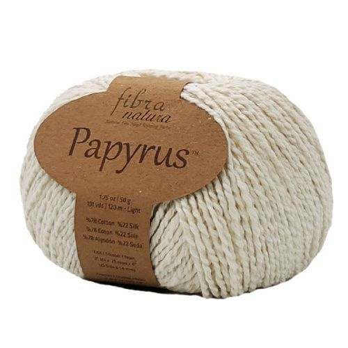 Пряжа Fibra Natura Papyrus 22902 Фибра Натура Папирус, 77% хлопок, 23% шёлк, 50 г, 120 м, 1 моток  #1