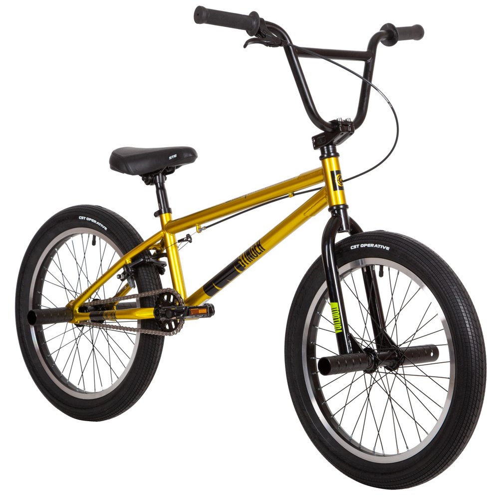 Велосипед BMX STINGER 20" TORTUGA зеленый, сталь, размер 10" #1