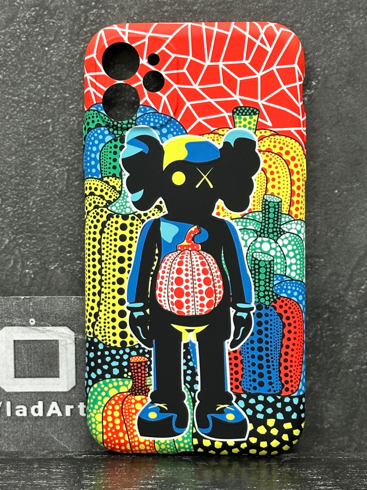 Светящийся чехол-накладка для Iphone 11, Айфон 11 LUXO/KAWS с ...