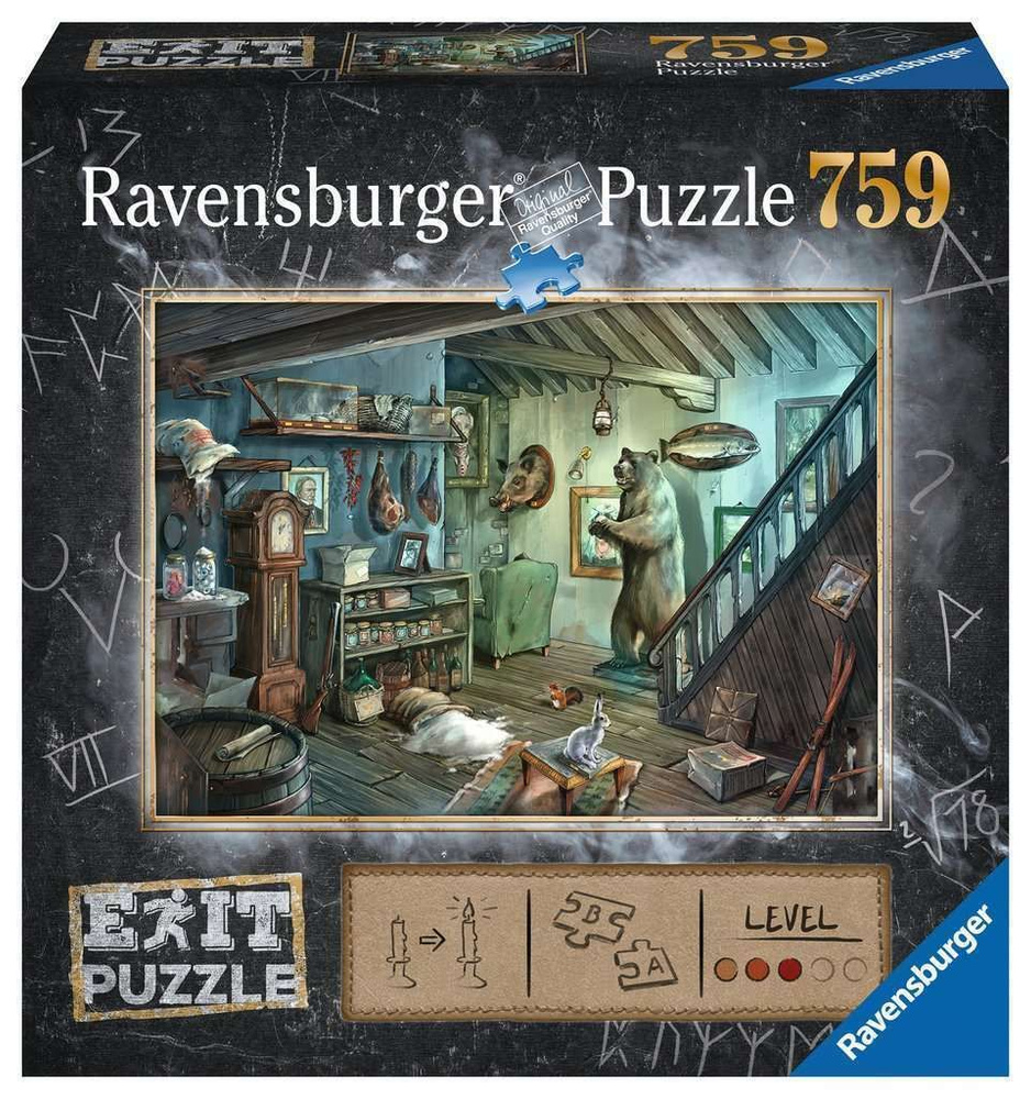 Пазл-квест Ravensburger 759 Запретный подвал, арт.15029 #1