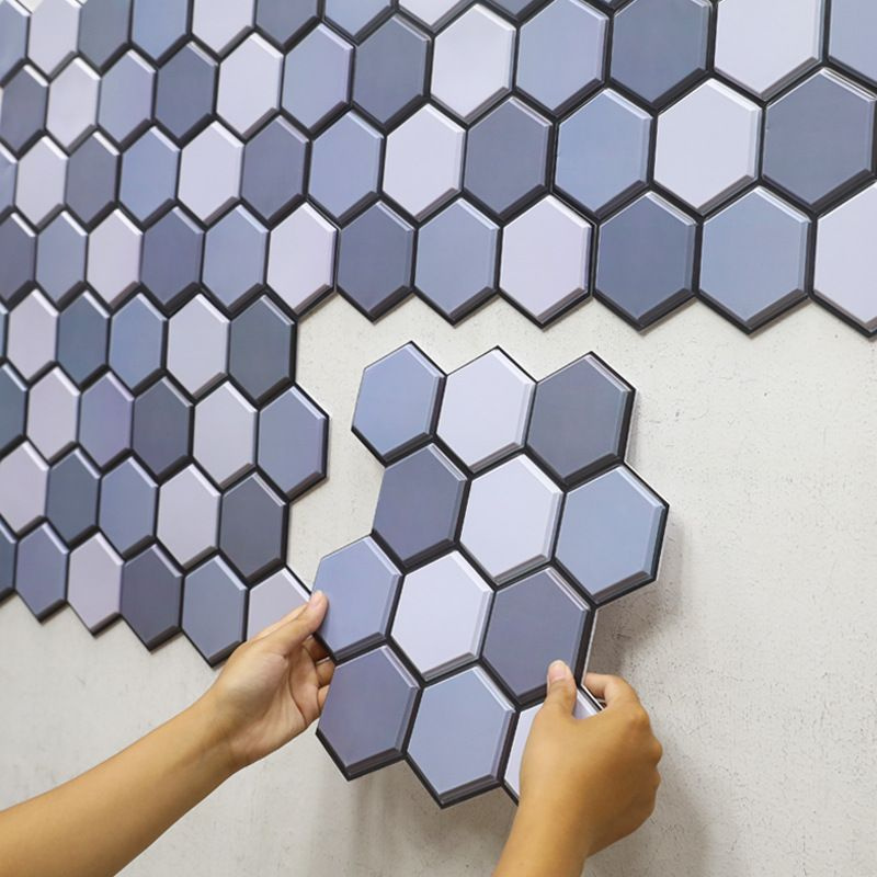Панели (комплект 10 шт) самоклеющиеся для стен декоративные, 3D, мягкие 30х30 см, толщина 3 мм, водонепроницаемый, #1