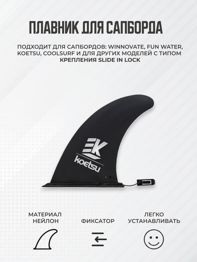 Плавник для сапборда Winnovate - купить с доставкой по выгодным ценам в ...