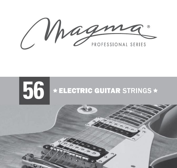 Одиночная струна для электрогитары 56 Magma Strings GE056N #1