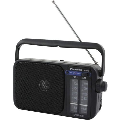 Радиоприемник Panasonic RF-2400DEG-K FM, AM, питание 4 элемента АА, чёрный  #1