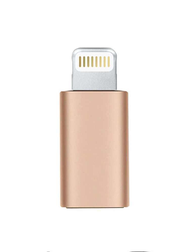 Адаптер-переходник LIGHTNING - MICRO USB (выход Лайтинг 8 пин / вход ...