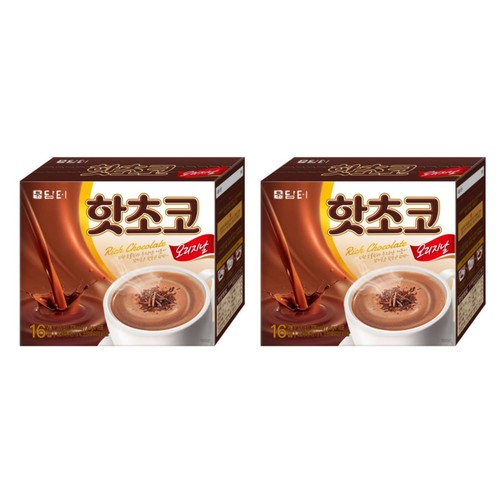 Горячий шоколад DamtuhRich Chokolate, 16 пакетиков по 20 г, 2 шт #1