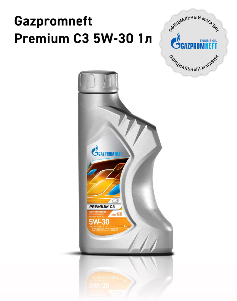 Gazpromneft premium c3 5W-30 Масло моторное, Синтетическое, 1 л #1