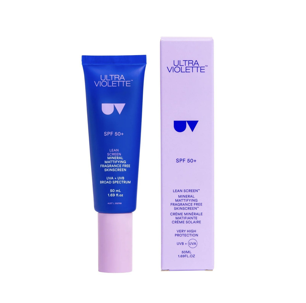 ULTRA VIOLETTE Солнцезащитный крем Lean Screen SPF 50+ Mattifying Zinc ...