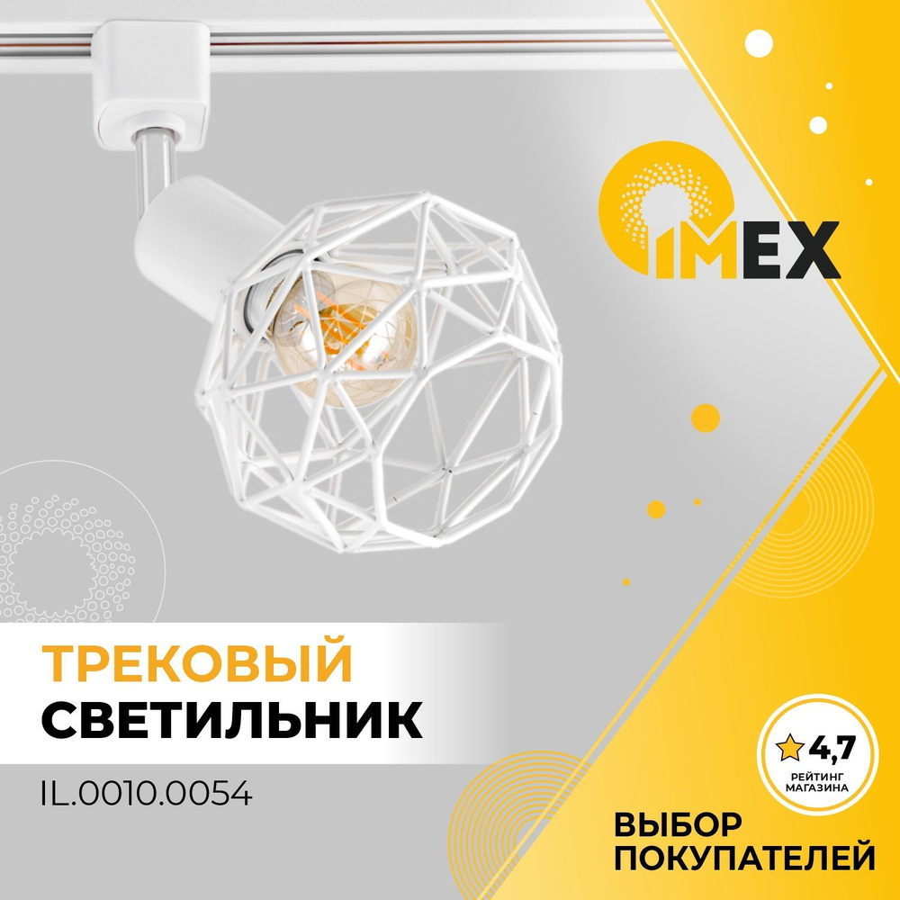 Трековый светильник IMEX IL.0010.0054 - купить по доступным ценам в  интернет-магазине OZON (238689554)