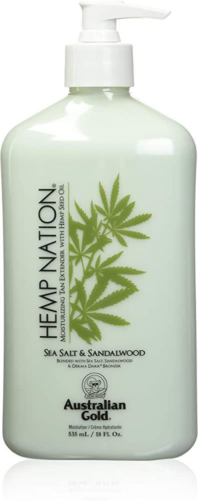 Australian Gold Sea Salt & Sandalwood, питательный лосьон для тела, серия Hemp Nation  #1