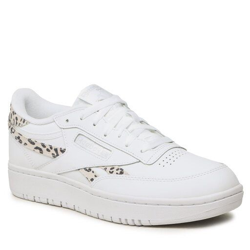 White and best sale silver reebok