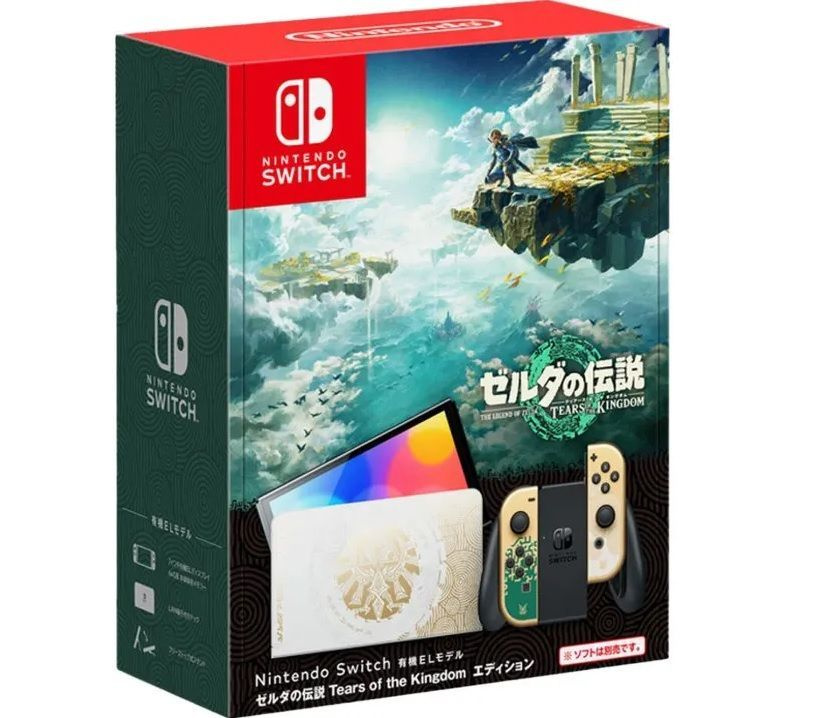 Игровая приставка Nintendo Switch OLED-модель (Zelda: Tears of the Kingdom Edition)  #1