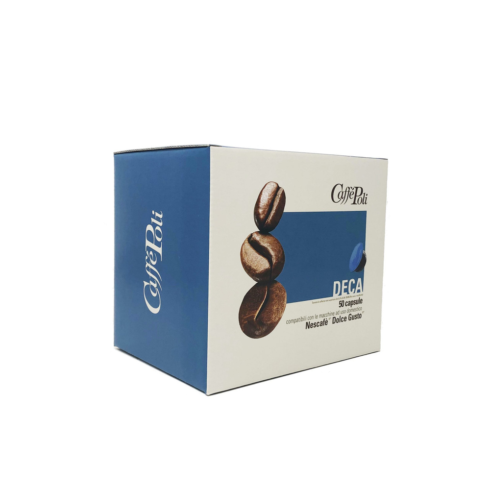 Кофе натуральный молотый в капсулах Capsule Poli Dolce Gusto DECA, 50шт.x7гр  #1