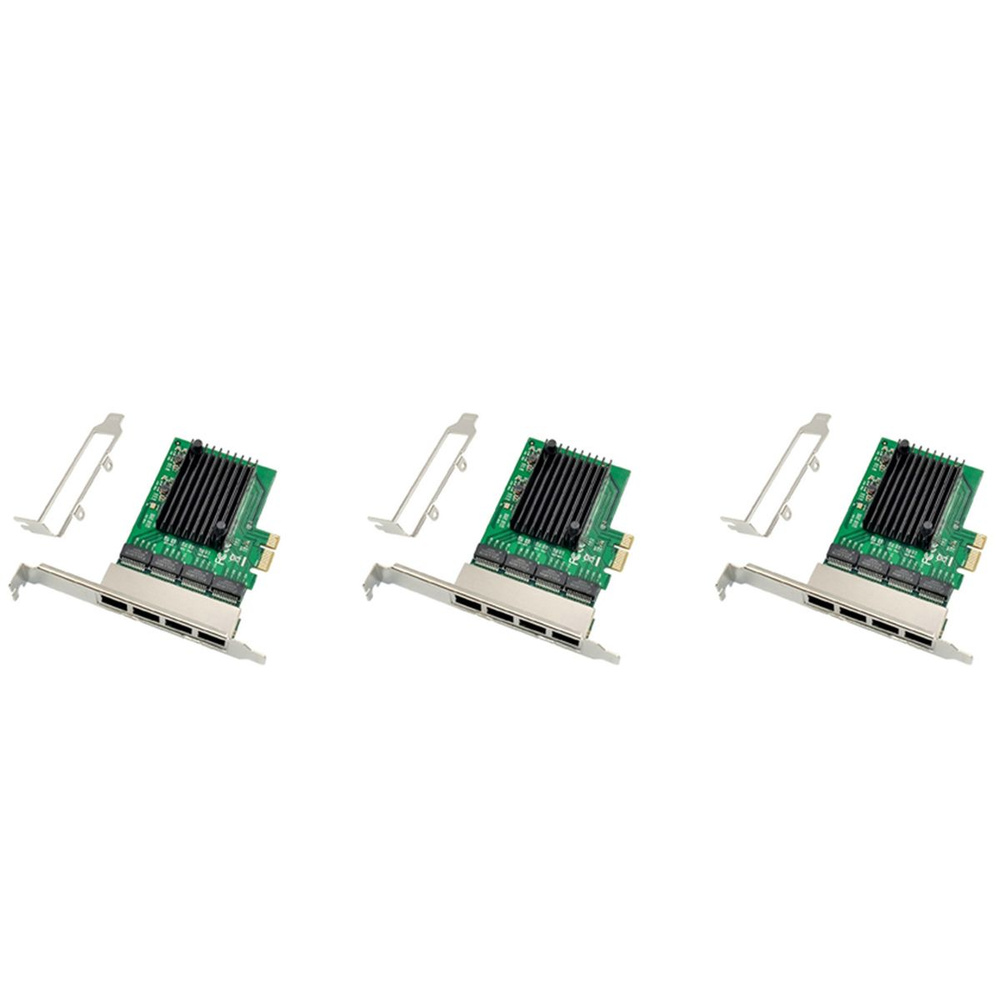 Joy Electronics 3 4-портовых серверных Ethernet-адаптера RJ-45 ...