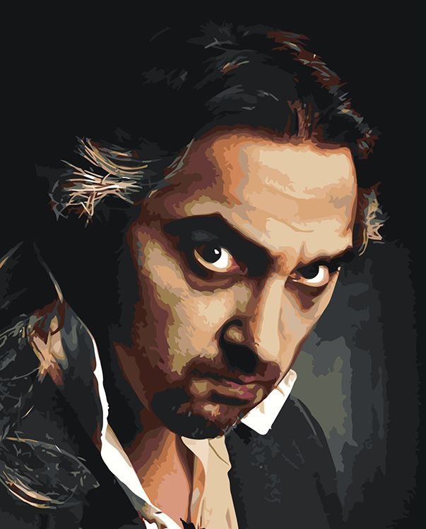 Картина по номерам Цветное на холсте с подрамником "КиШ Король и Шут ...