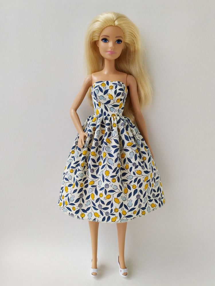 Летнее платье для куклы Барби, Одежда для кукол JuliaDolls - купить с ...