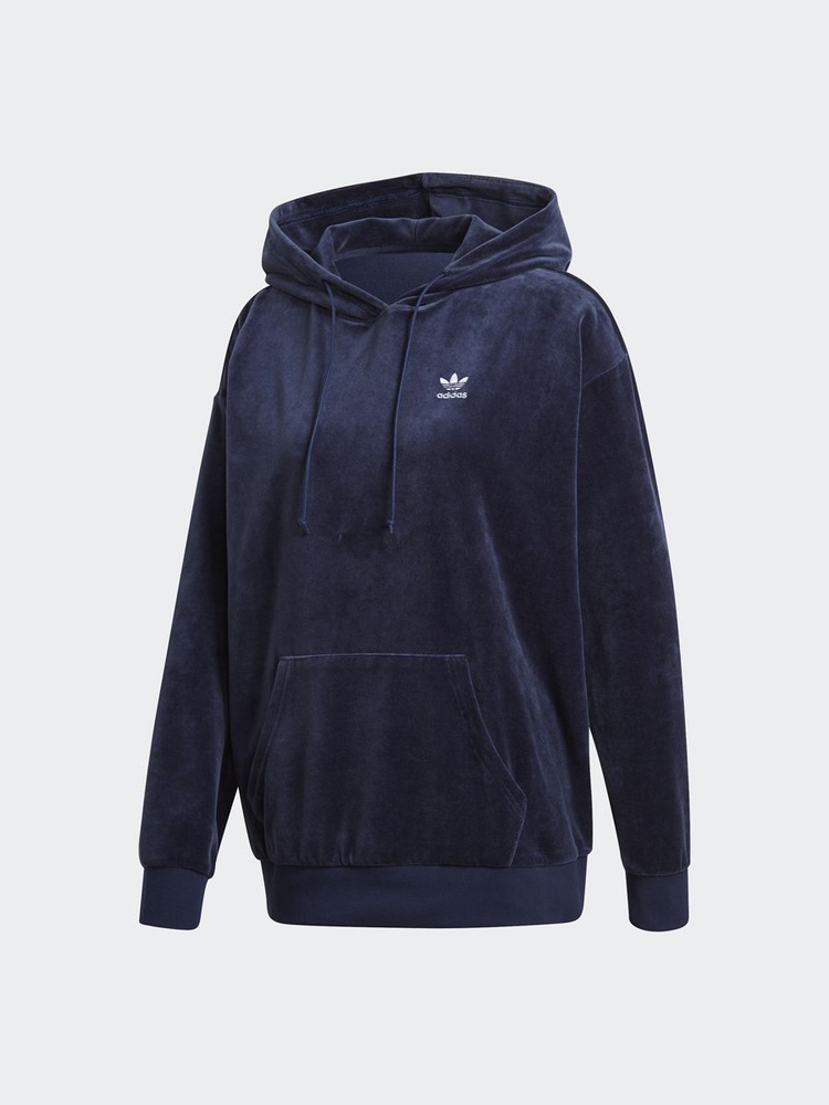 Adidas fleece hot sale trefoil hoodie