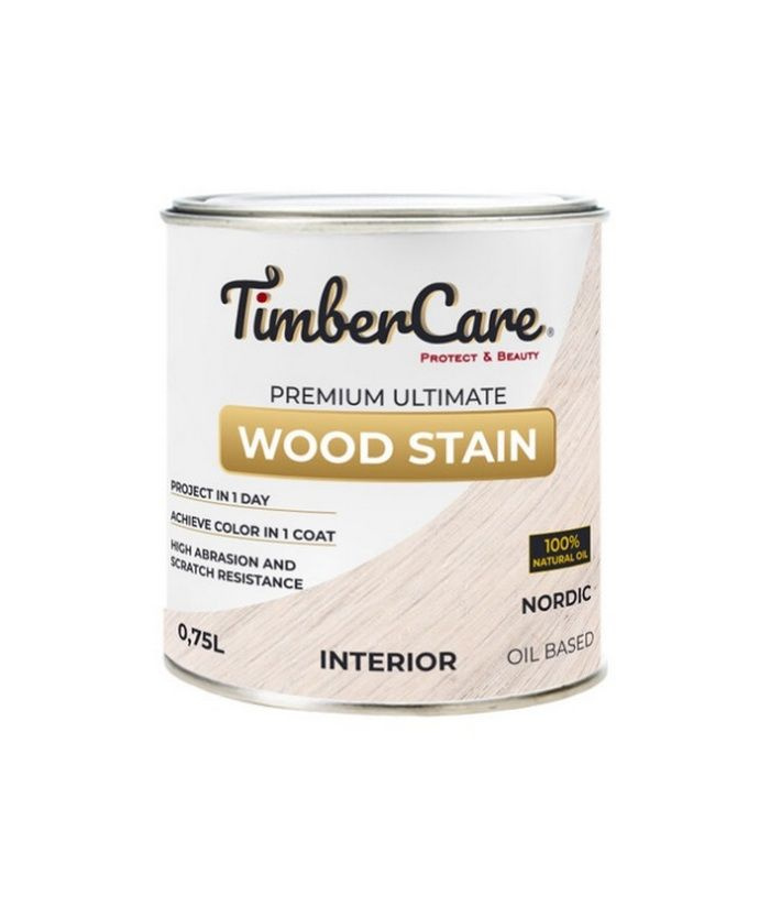 Масло тонирующее TimberCare Wood Stain (цвет: Скандинавский/ Nordic), банка 0,75л  #1