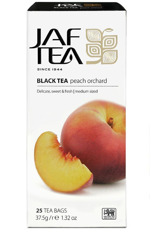 Чай цейлонский JAF TEA "Peach Orchard" чёрный с персиком, 25 пак. #1