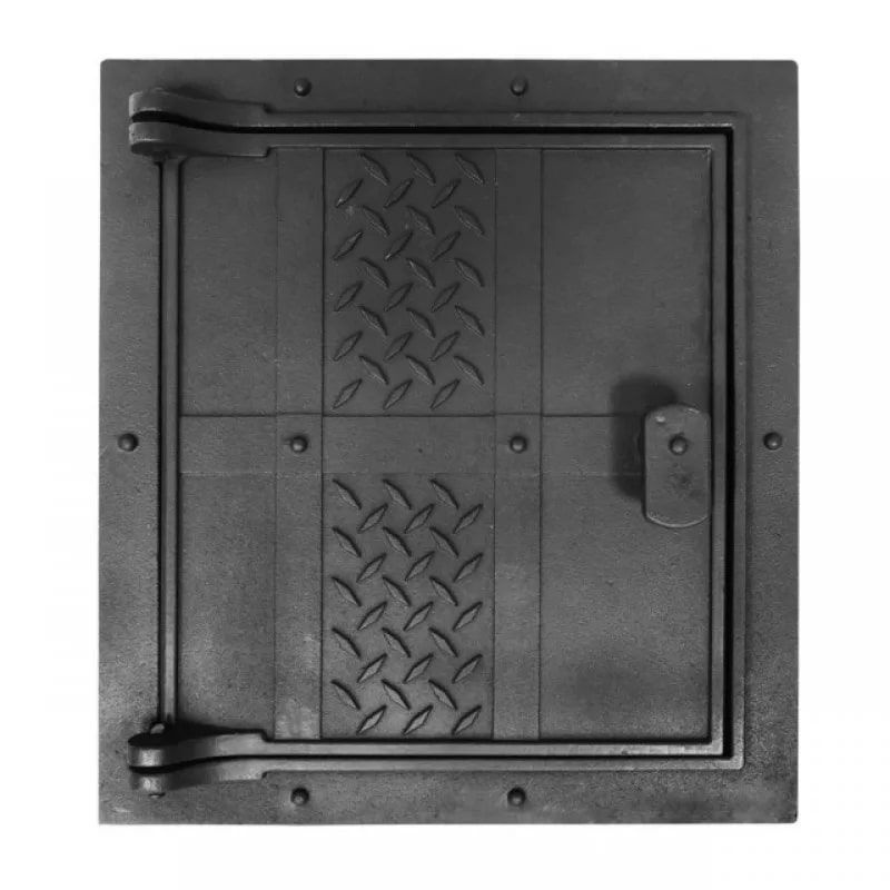 Дверца топочная печная уплотненная ДТУ-4Д "Лофт" (310*340 мм)  #1