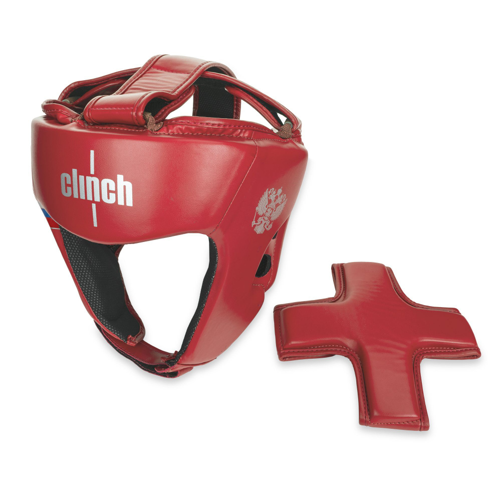 Шлем боксерский Clinch Olimp Dual красный (размер L) #1
