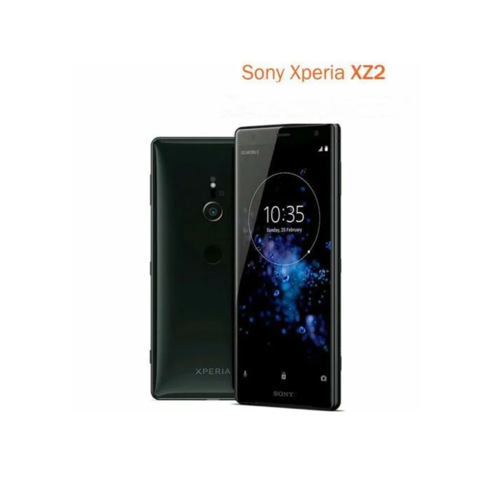 Sony Мобильный телефон Xperia xz2 (6GB+64GB) (Русский + Qualcomm Snapdragon  845 + Google Play), черный