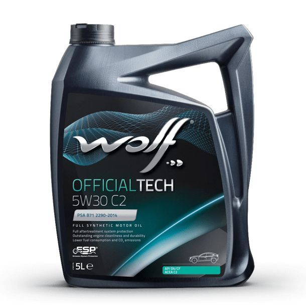 Wolf officialtech 5W-30 Масло моторное, Синтетическое, 5 л #1