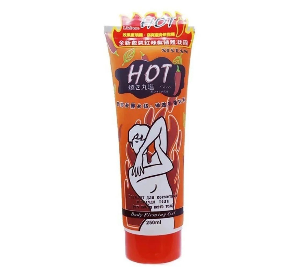 Разогревающий антицеллюлитный крем Hot Chili Bodi Gel. #1
