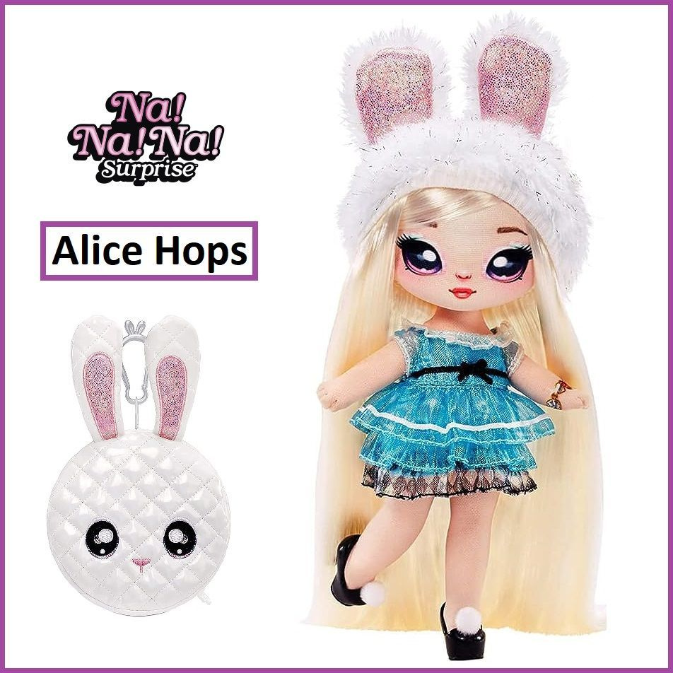 Кукла мягкая Na!Na!Na! Surprise Glam серия 1 - Alice Hops 19 см с сумочкой  575368 MGA Entertainment - купить с доставкой по выгодным ценам в  интернет-магазине OZON (1109050662)